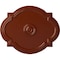 Ekena Millwork Waltz Ceiling Medallion (Fits Canopies up to 4 1/2"), 21 1/4"W x 17 3/8"H x 1"P, Firebrick CM21WAFIF - alternate 1